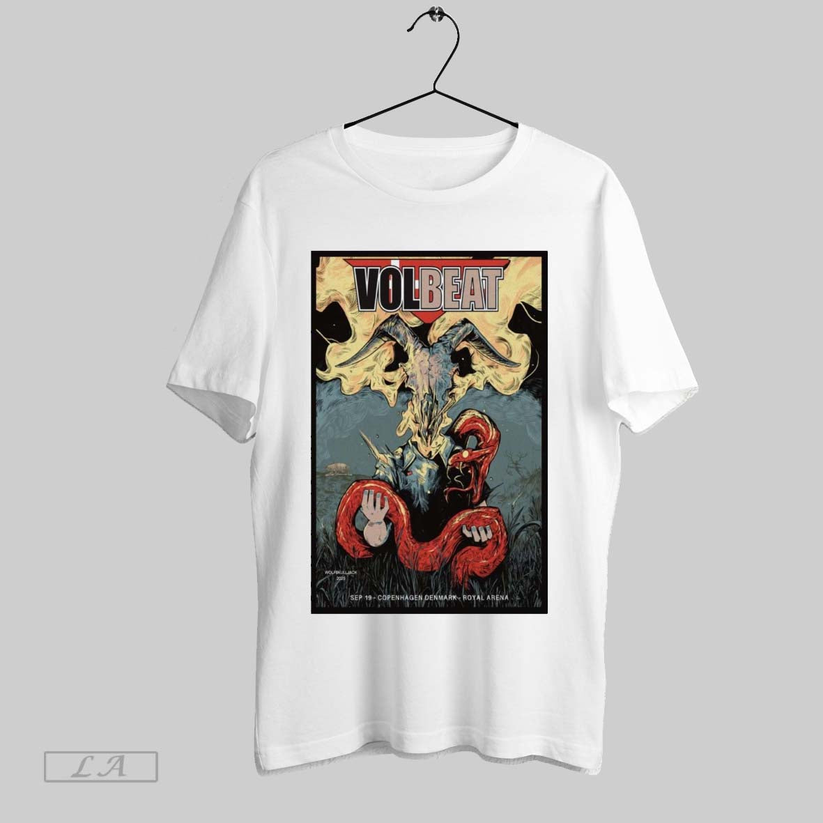 Original Volbeat Royal Arena In Copenhagen Denmark September 19 2025