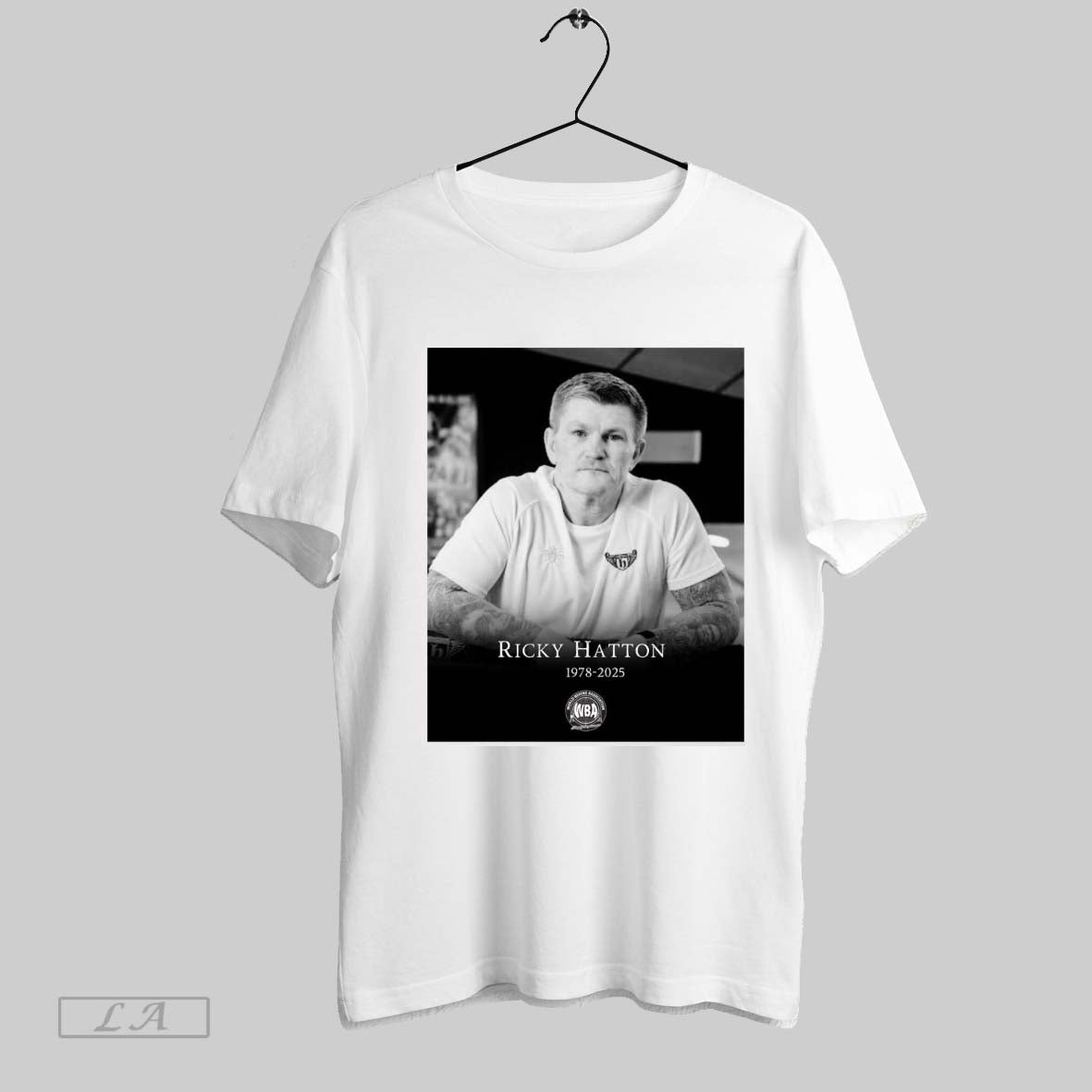 Original Wba Mourns The Passing Of Ricky The Hitman Hatton 1978 2025 Poster
