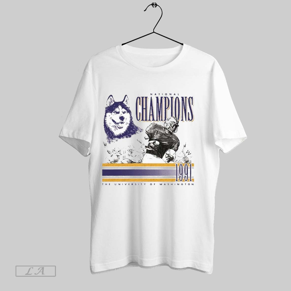 Original Washington Huskies 1991 National Champions University