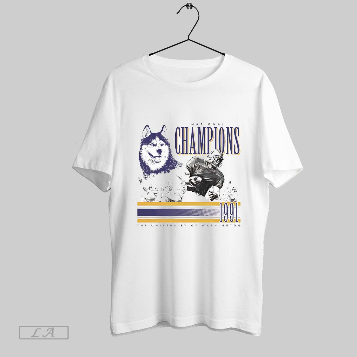 Original Washington Huskies Football 1991 National Champs Vintage