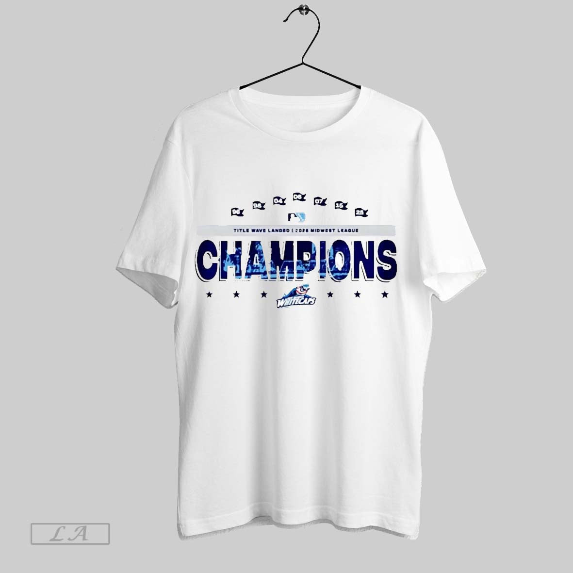 Original West Michigan Whitecaps 2025 Title Wave Landed Midwest League Champions