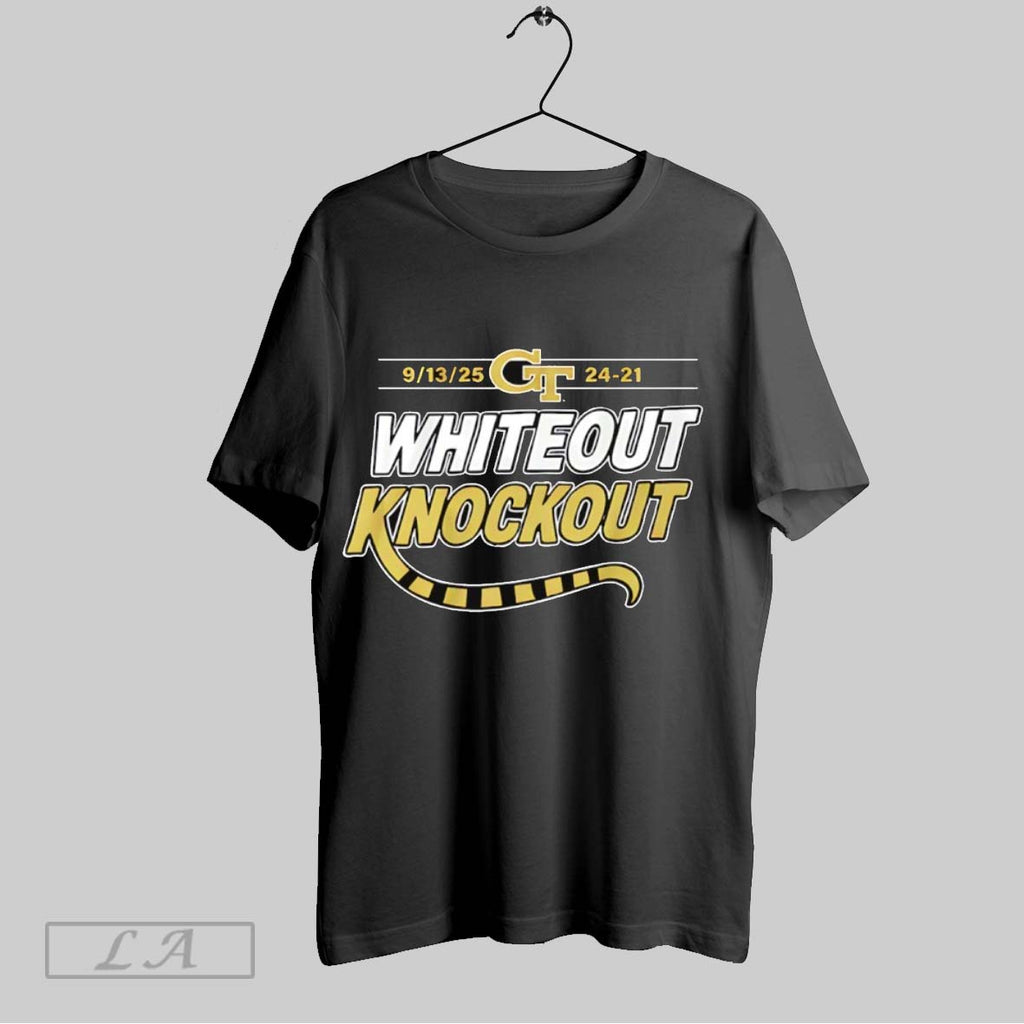 Original Whiteout Knockout 24 21 Georgia Tech Yellow Jackets Football 2025