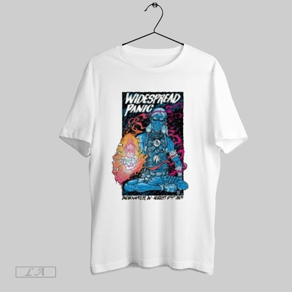 Original Widespread Panic 2025 Indianapolis Event Blue Indian