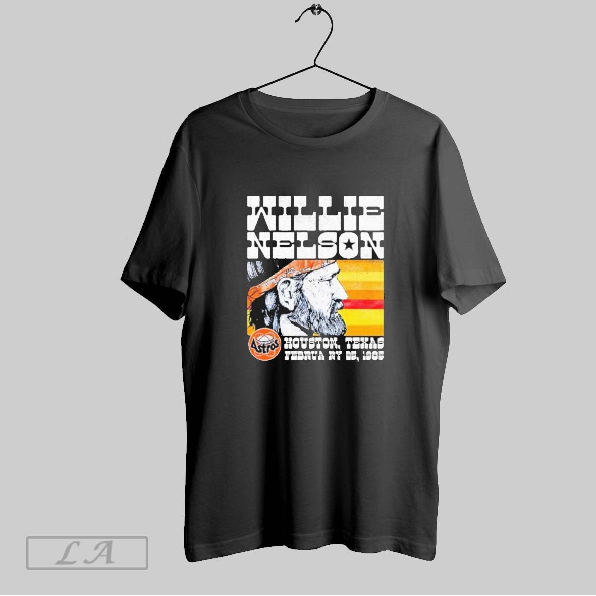 Original Willie Nelson Astrodome Houston Texas February 1985 T T Shirt