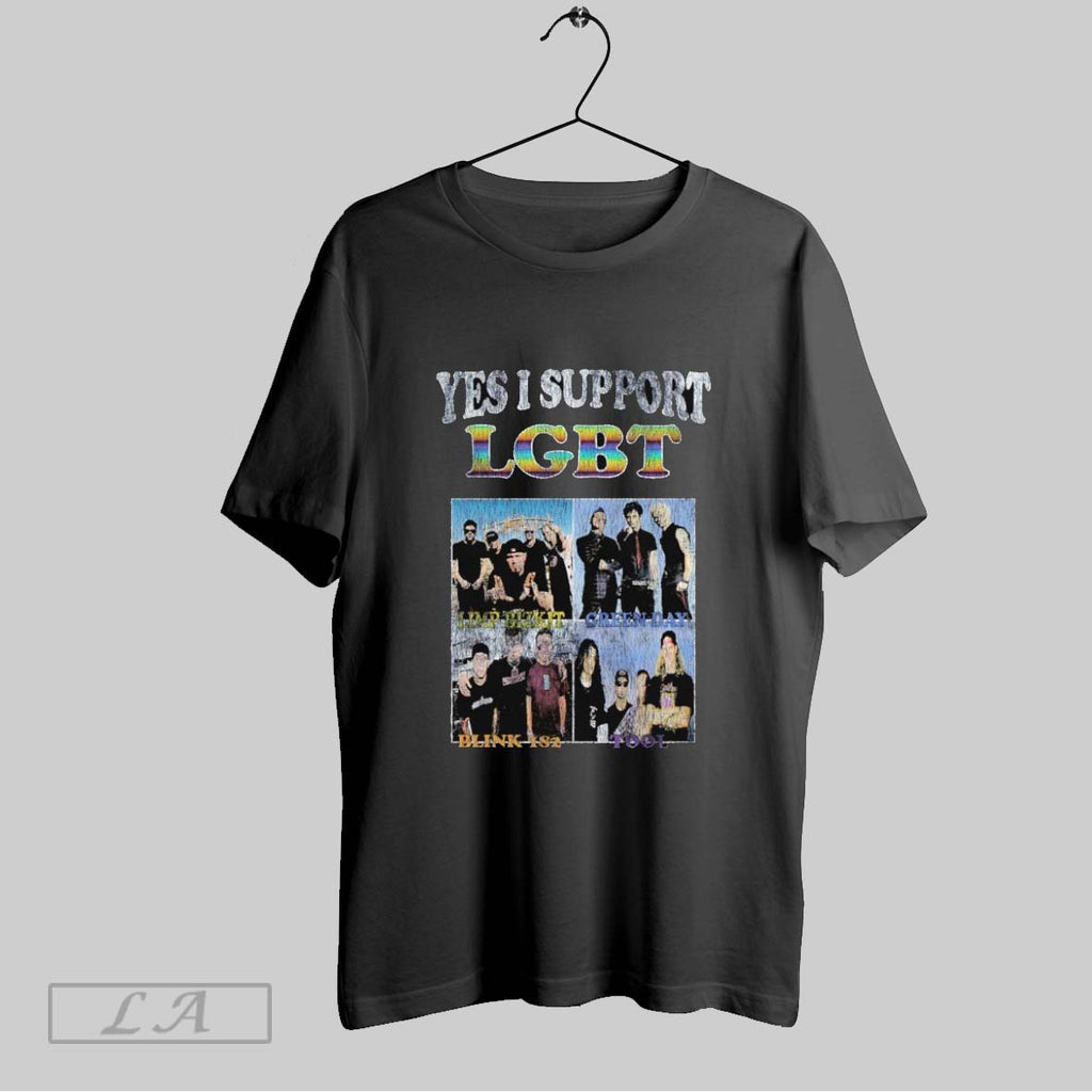 Original Yes I Support Lgbt Vintage
