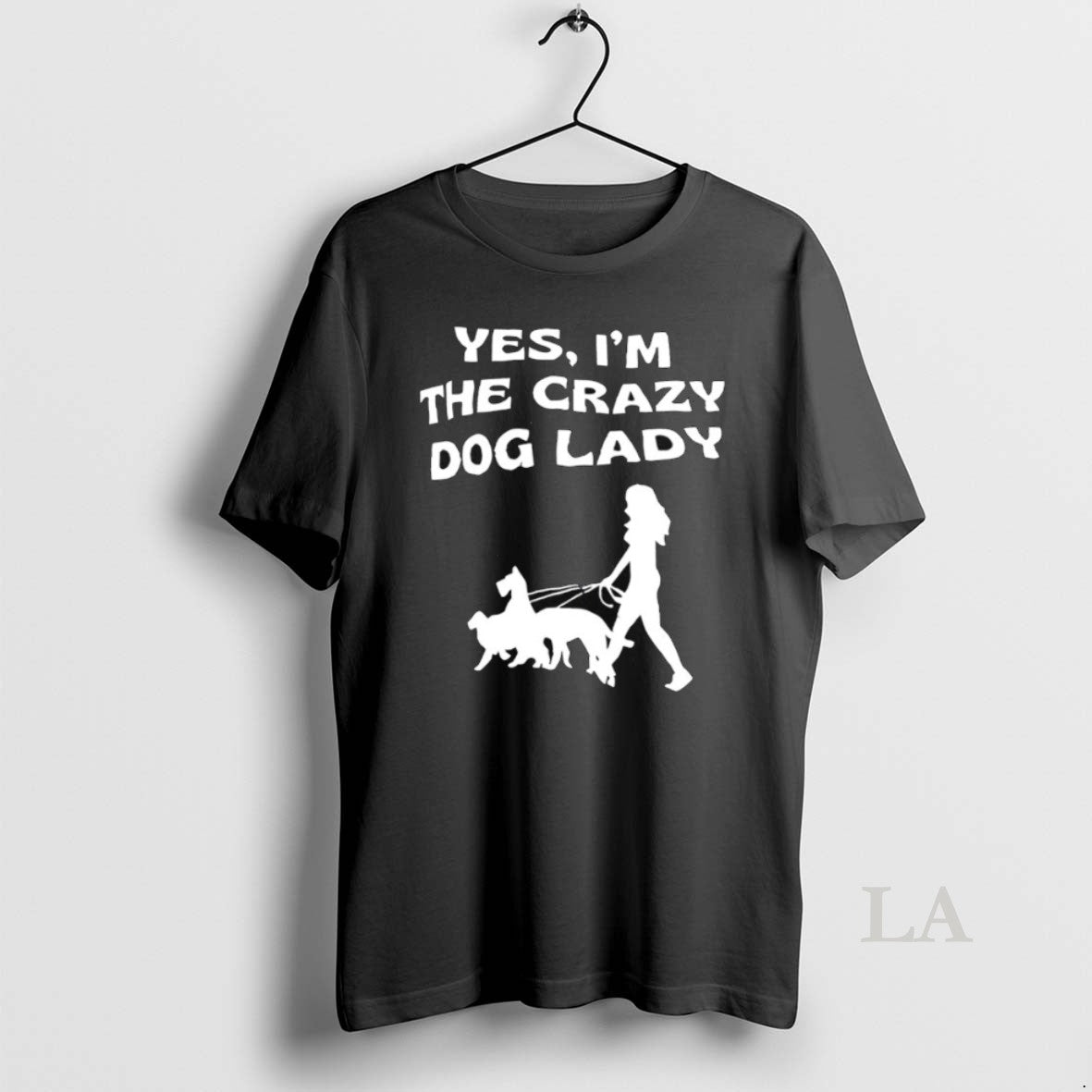 Original Yes Im The Crazy Dog Lady