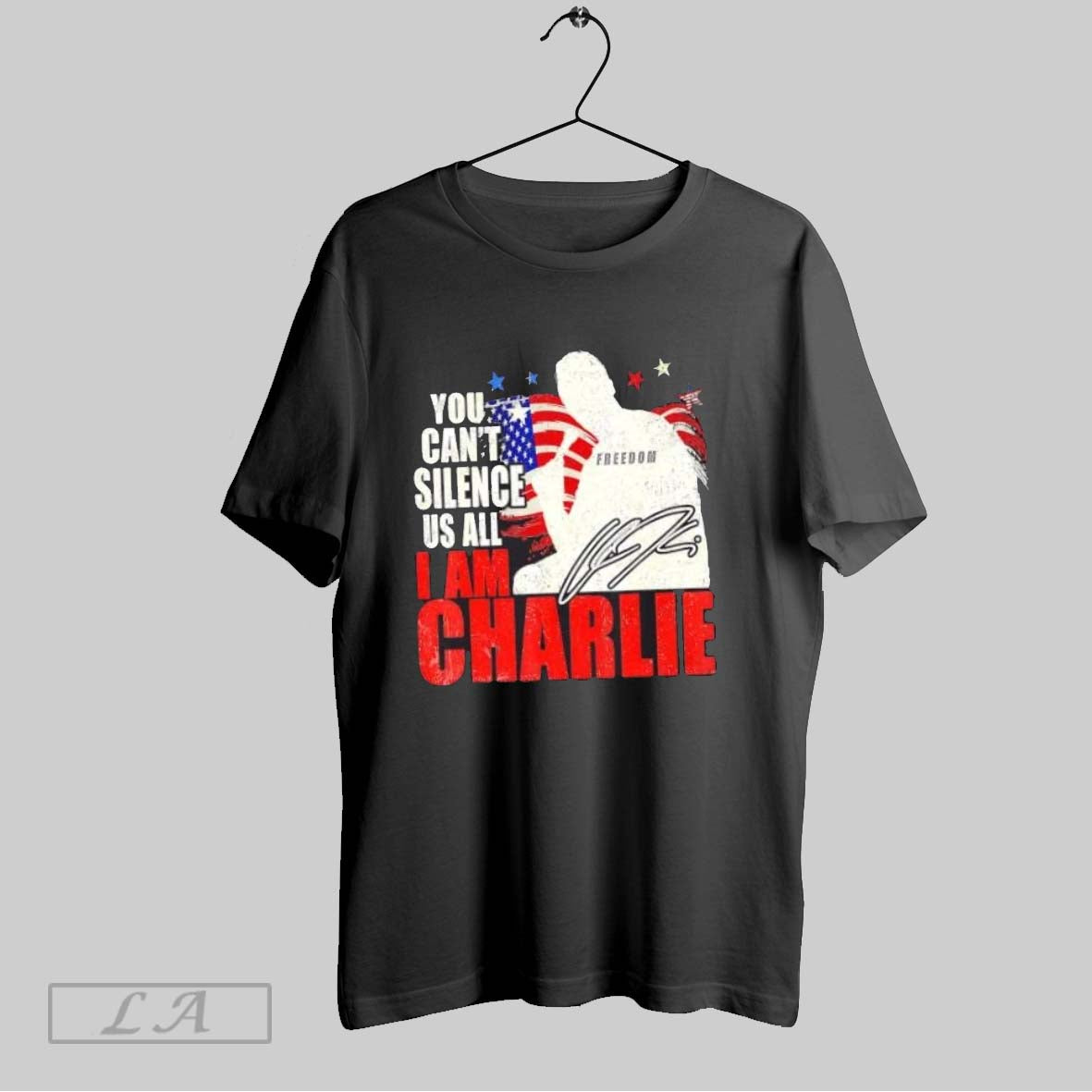 Original You Cant Silence Us All I Am Charlie Kirk Freedom