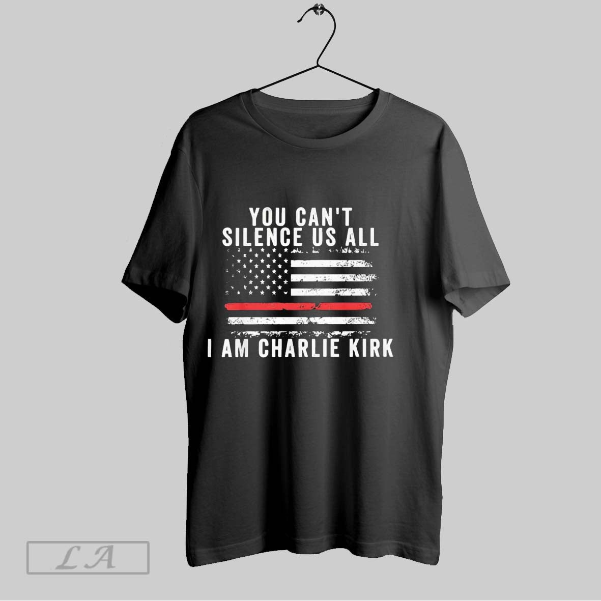 Original You Cant Silence Us All I Am Charlie Kirk Flag