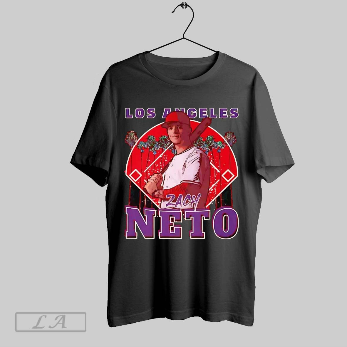 Original Zach Neto Home Plate Diamond Los Angeles Angels