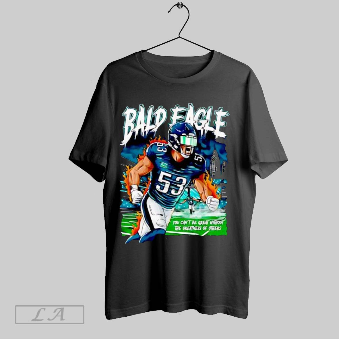 Original Zack Baun Bald Eagle You Cant Be Great Without The Greatness Of Others