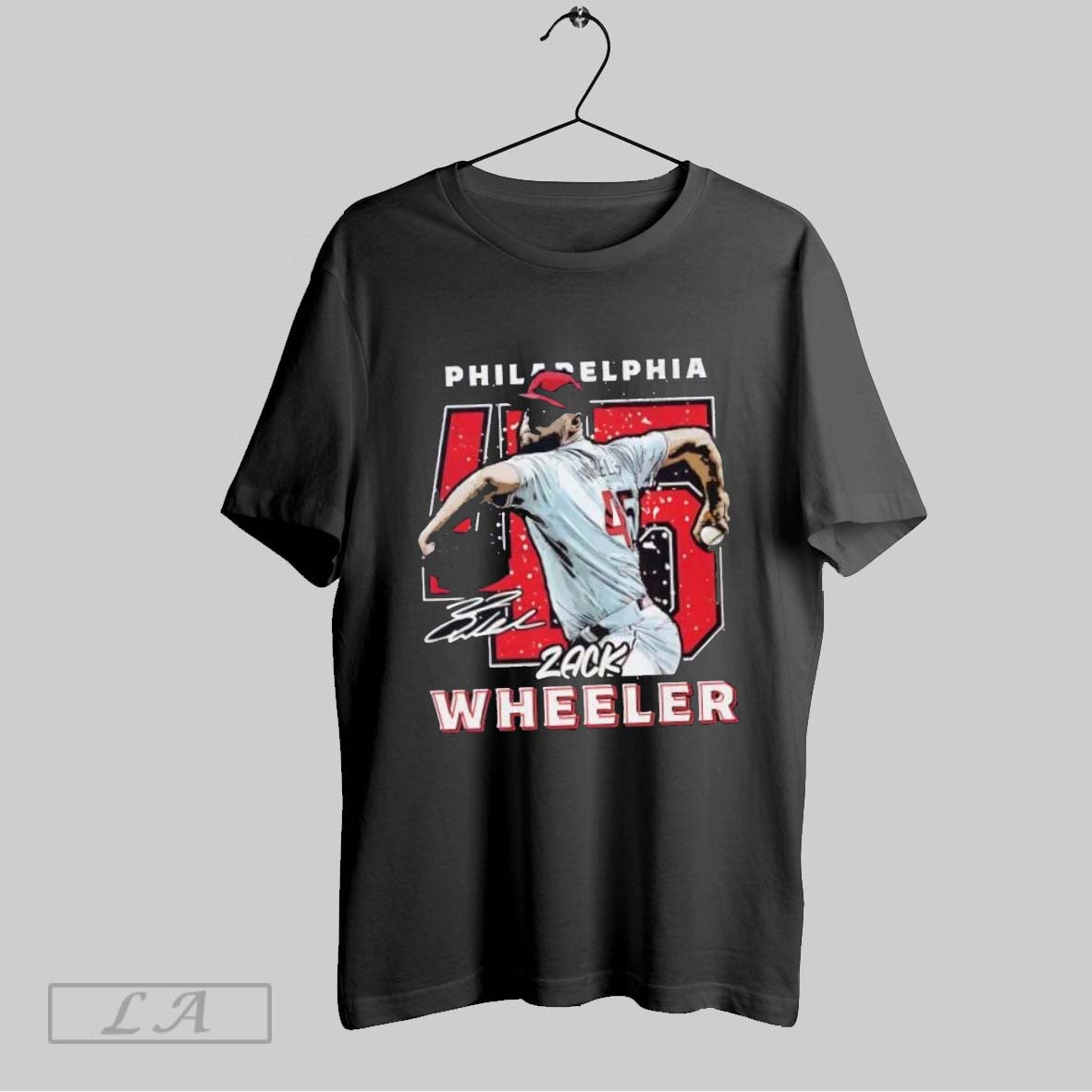 Original Zack Wheeler Pitching Signature Philadelphia Phillies Classic
