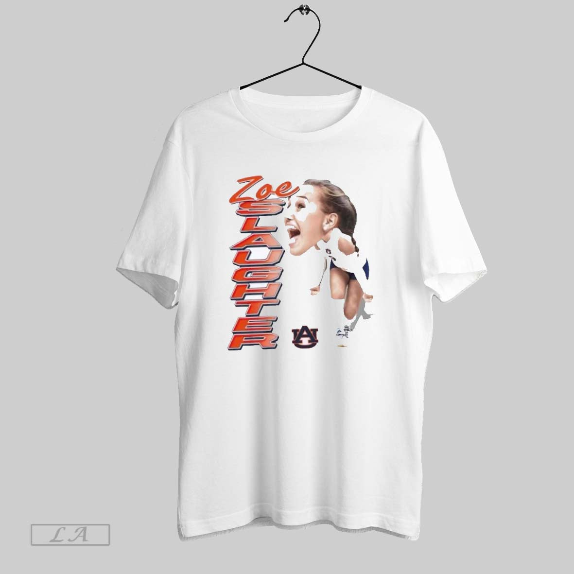 Original Zoe Slaughter Auburn Volleyball Elevated Caricature