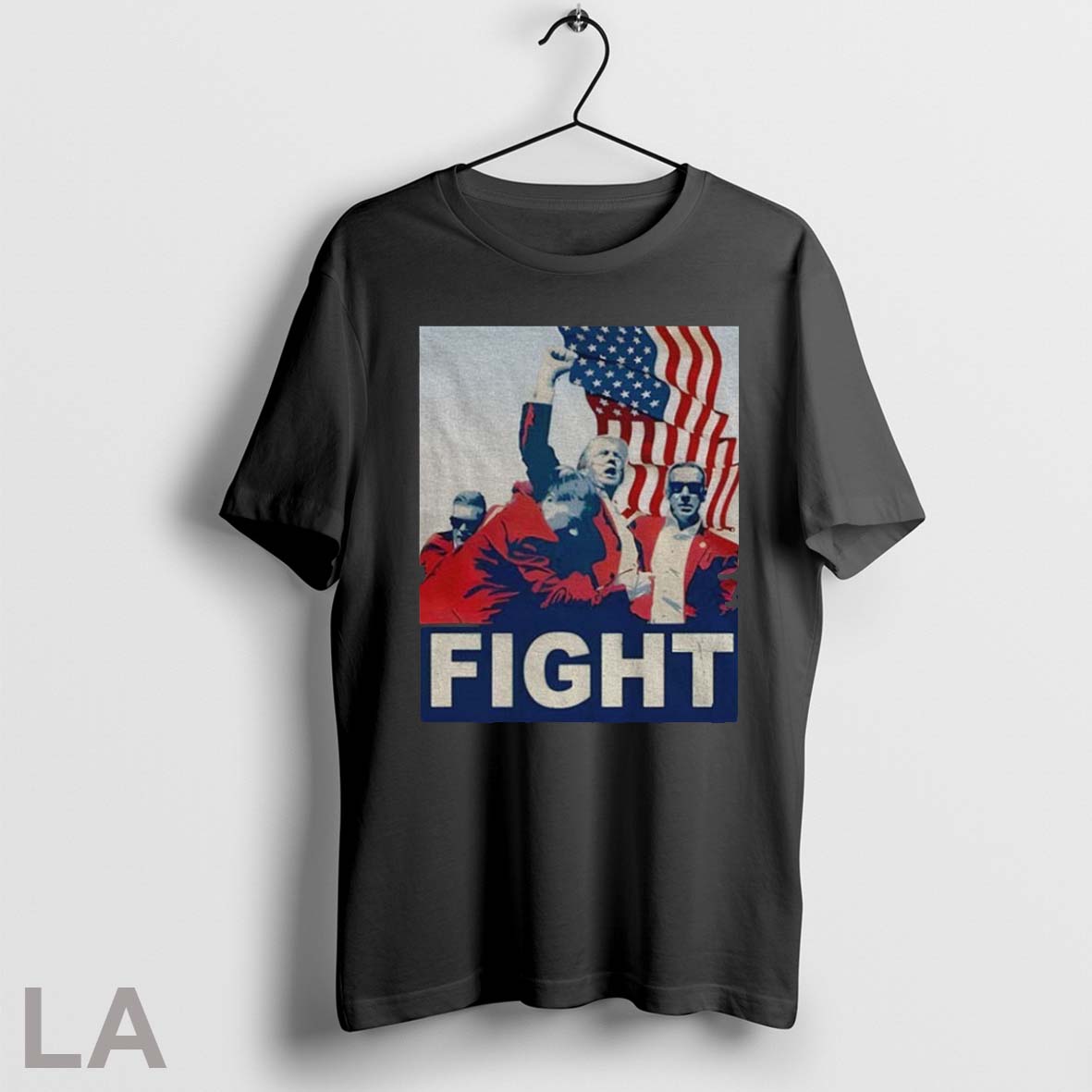 Original Donald Trump Fight Iconic American Flag