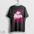 Original Ghost In October We Wear Pink Breast Cancer Awareness Halloween