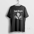 Original Long Beach Never Dies Skeleton T Shirt Jzm2r8