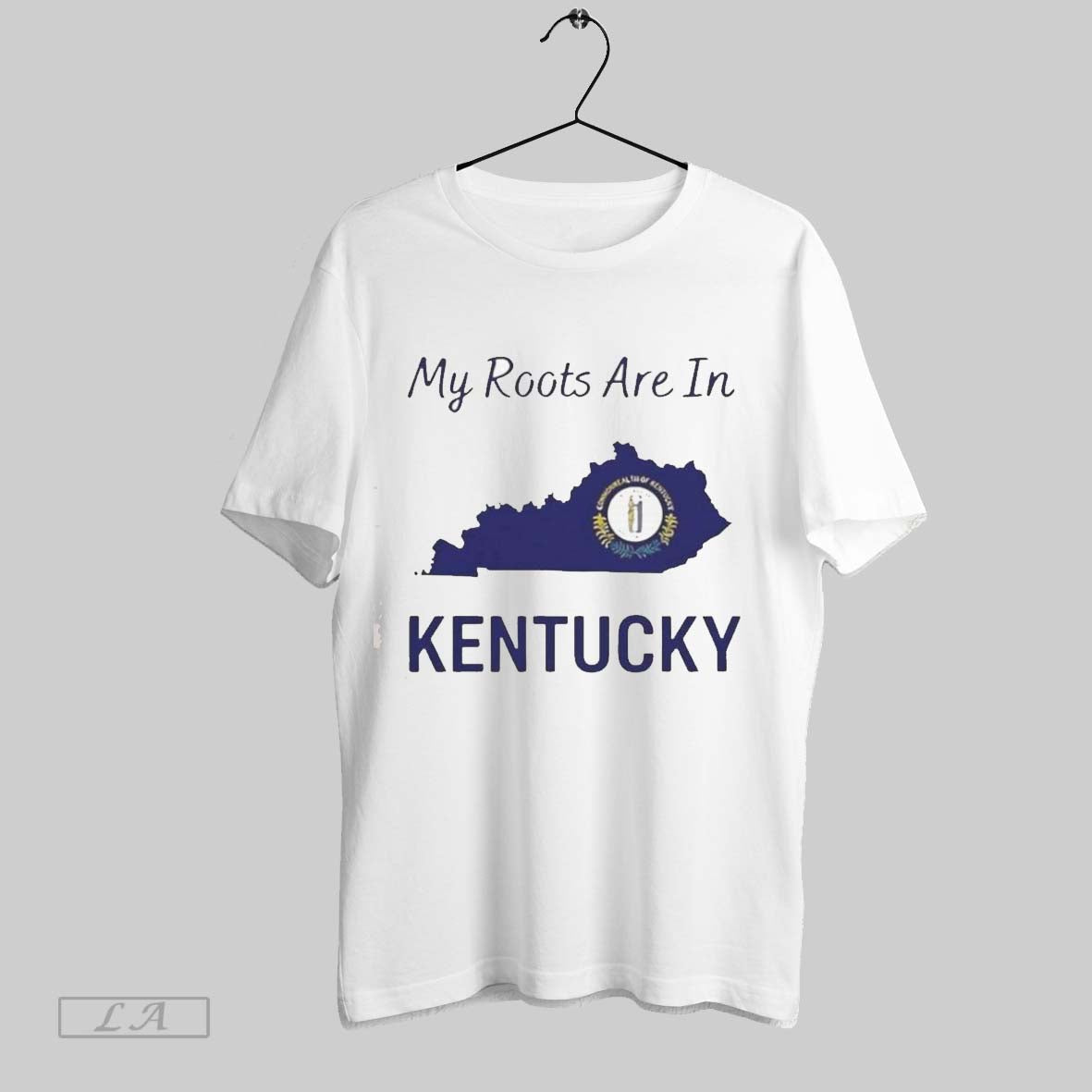 Original My Roots Are In Kentucky State Map Roots