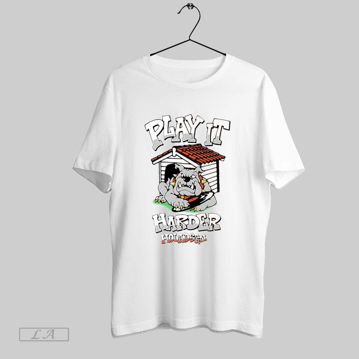 Original Play It Harder Holadsgn Dog White S