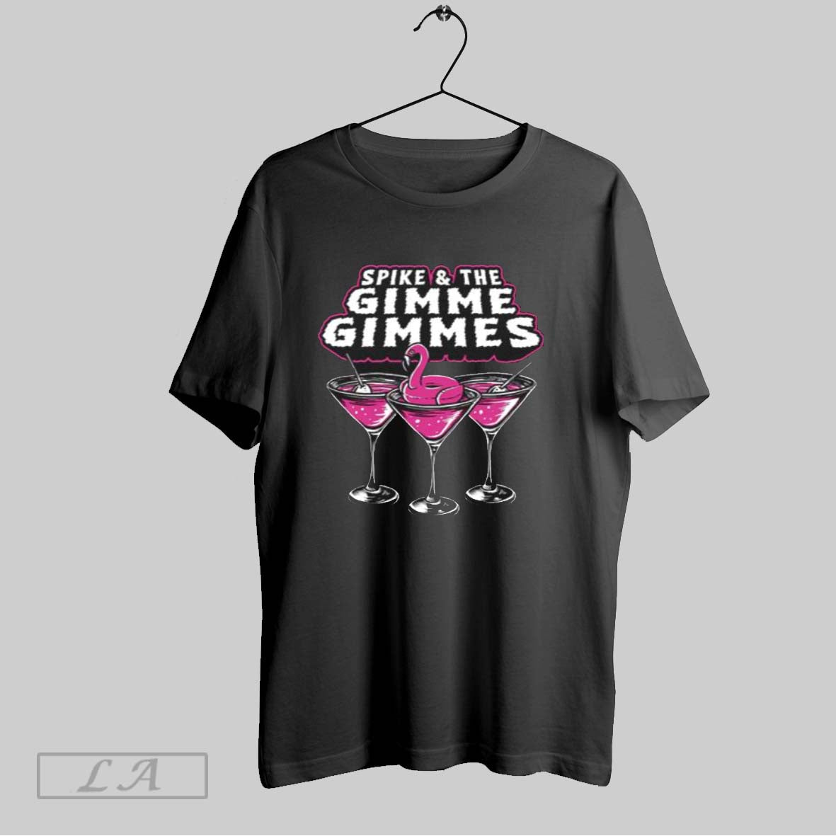 Original Spike And The Gimme Gimmes Flamingo Tee Men