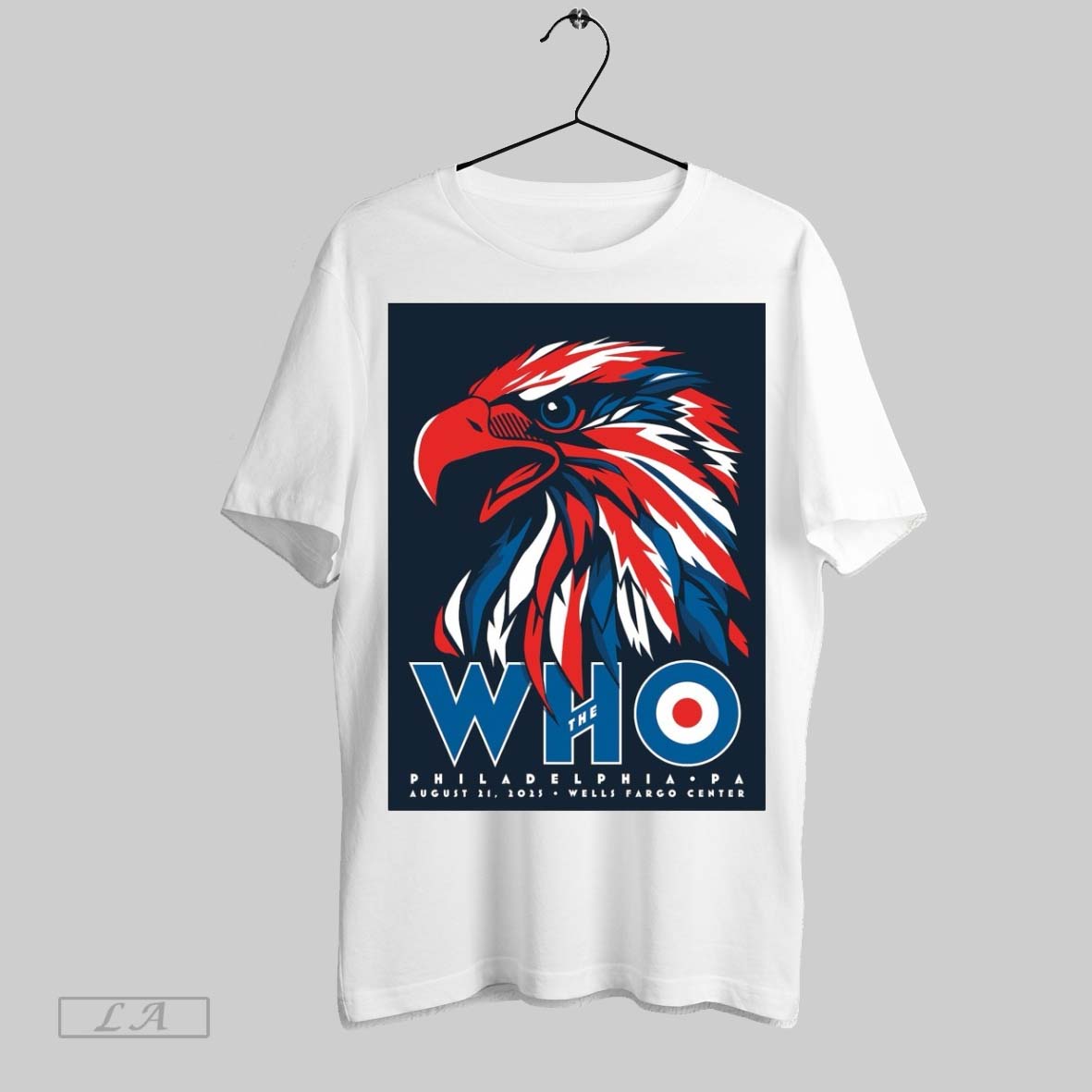 Orriginal The Who Philadelphia Pa August 21 2025 Wells Fargo Center Poster