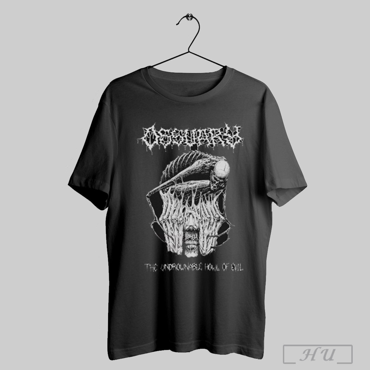 Ossuary The Undrownable Howl Of Evil Skeleton T Shirt