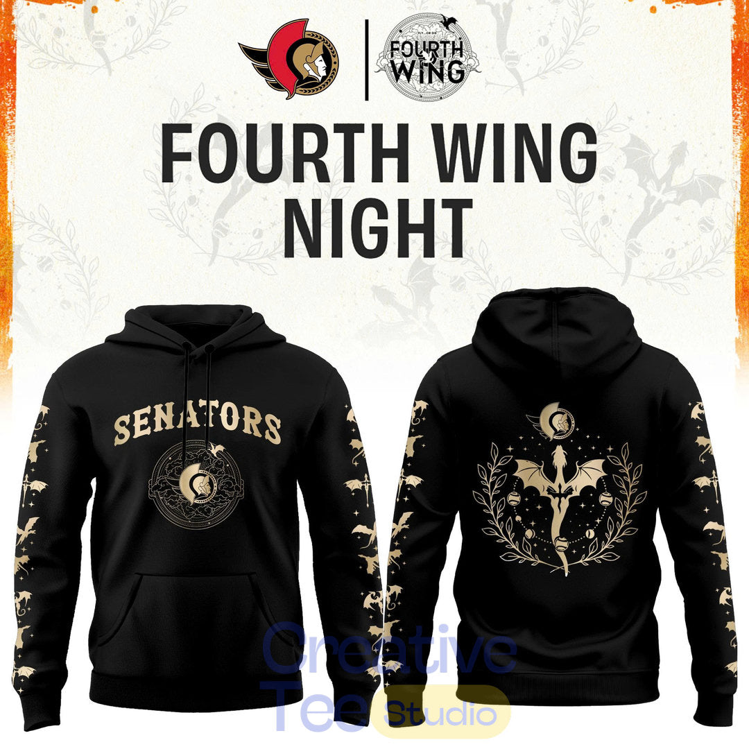 Ottawa Senators Fourth Wings Night Limited Edition Hoodie