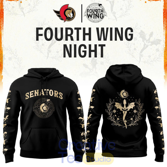 Ottawa Senators Fourth Wings Night Limited Edition Hoodie