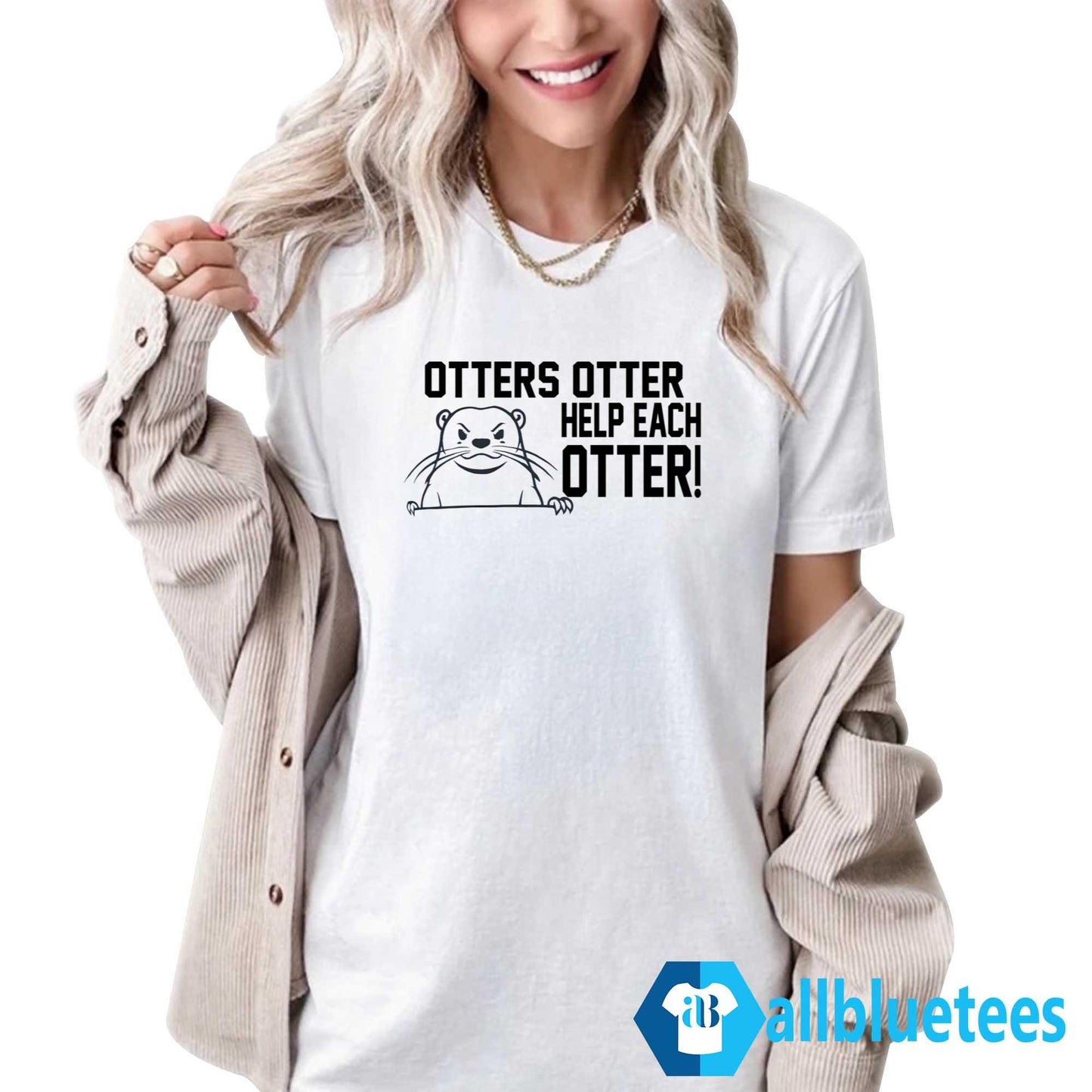Otters Otter Help Each Otter Shirt