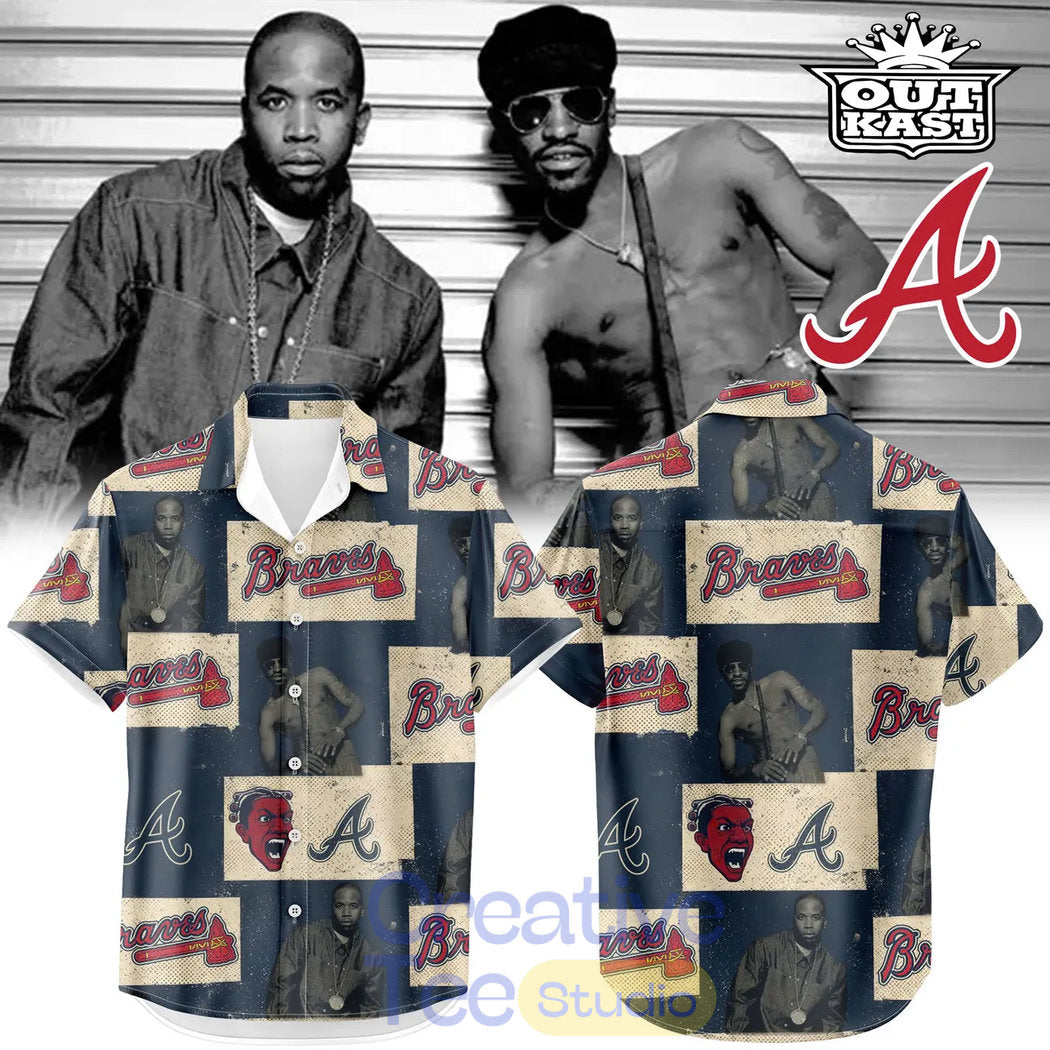 Outkast x Atlanta Braves Summer 2026 Hawaiian Shirt