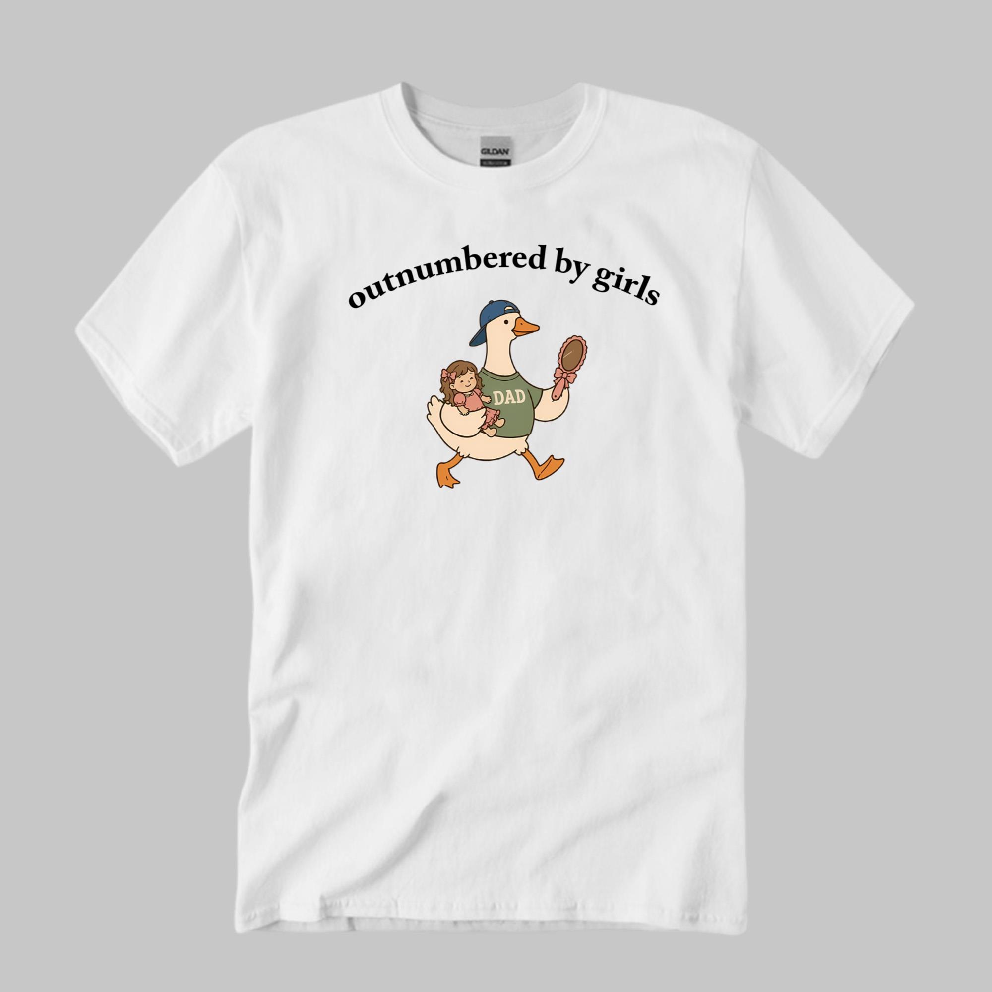 Outnumbered By Girls Shirt