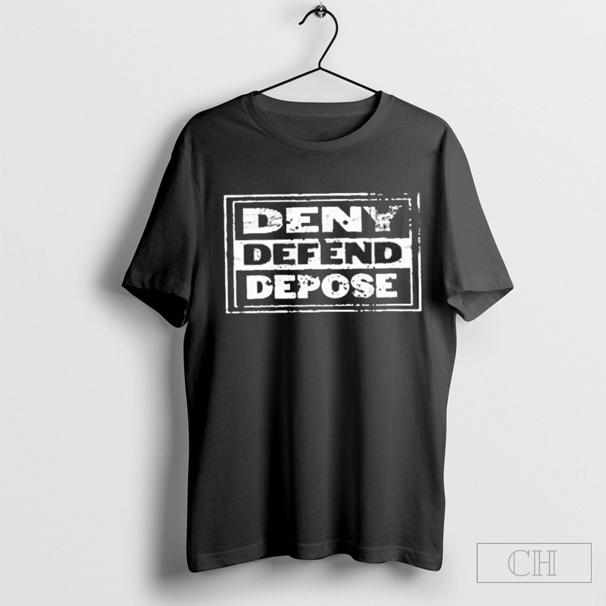 Oversized Heavyweight Deny Defend Depose T Shirt Sweatshirt Cutom Poster Coffee Mugs Ornaments