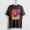 Phnx Cardinal City Phoenix Skyline Football T Shirt