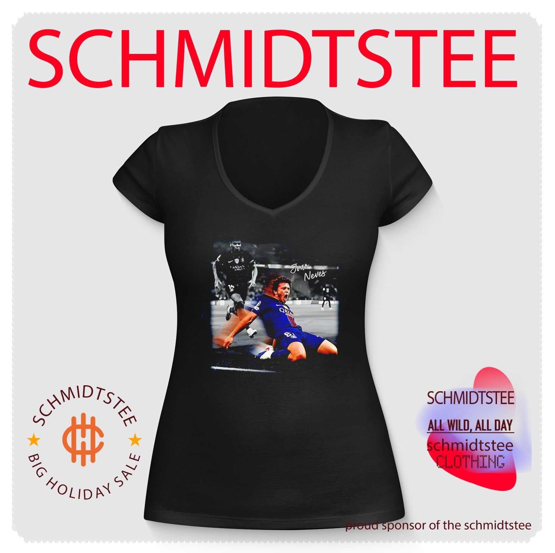 PSG Joao Neves knee slide moment shirt