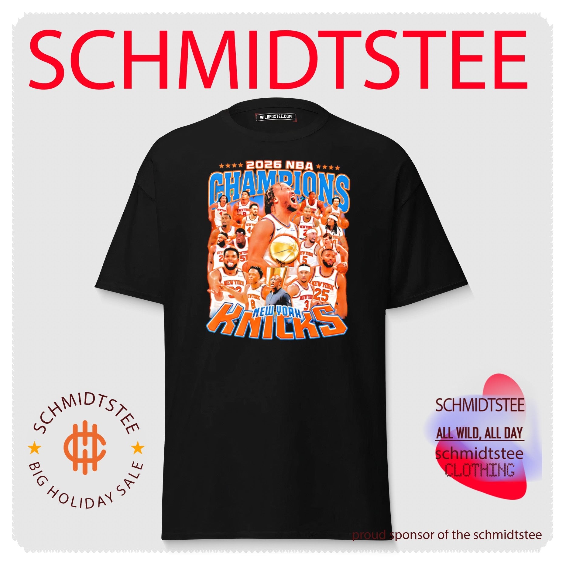2026 NBA Champions New York Knicks graphic shirt