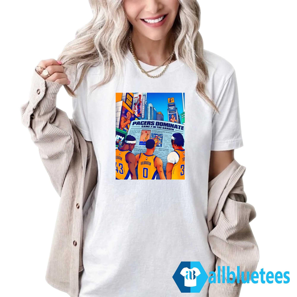 Pacers Dominate Game 7 In The Garden Shirt