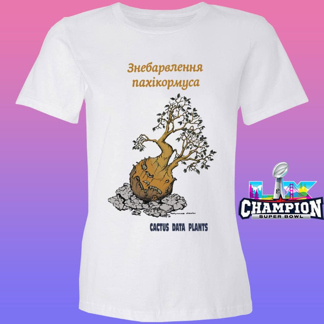 Pachycormus discolor cactus data plants shirt