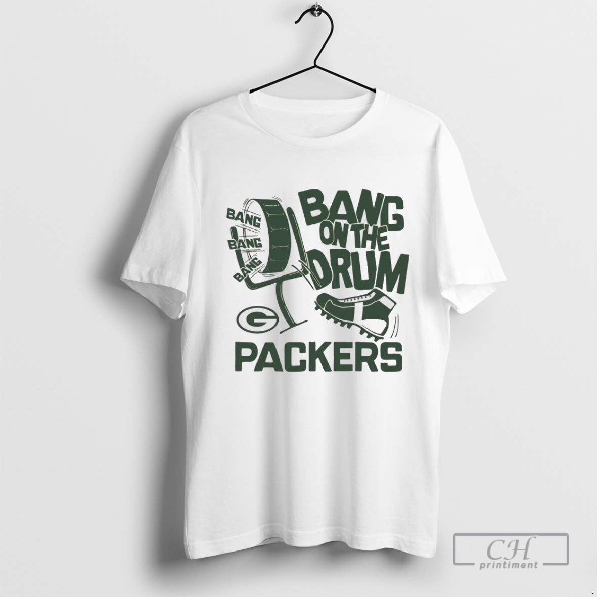 Packers Football Bang On The Drum Cleat