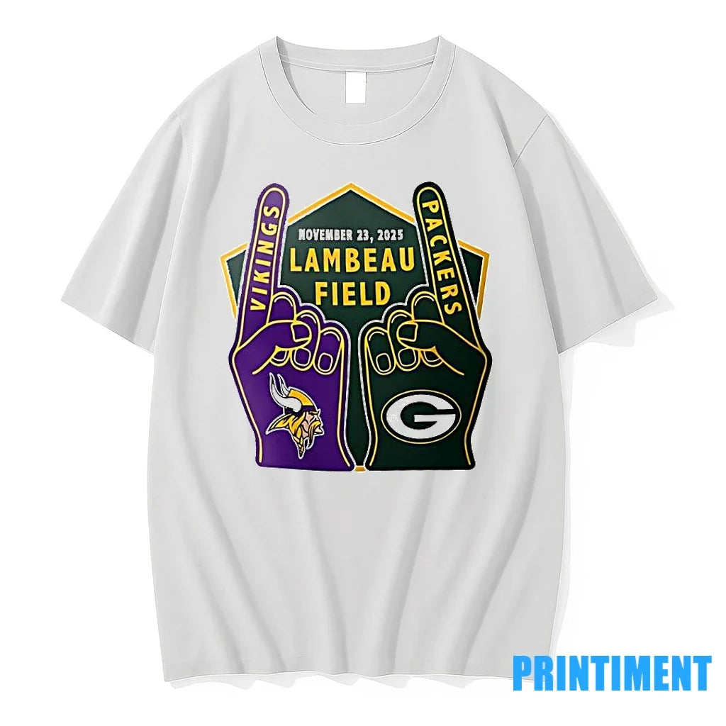 Packers Vs Vikings 2025 Match Up Tshirts Sweater