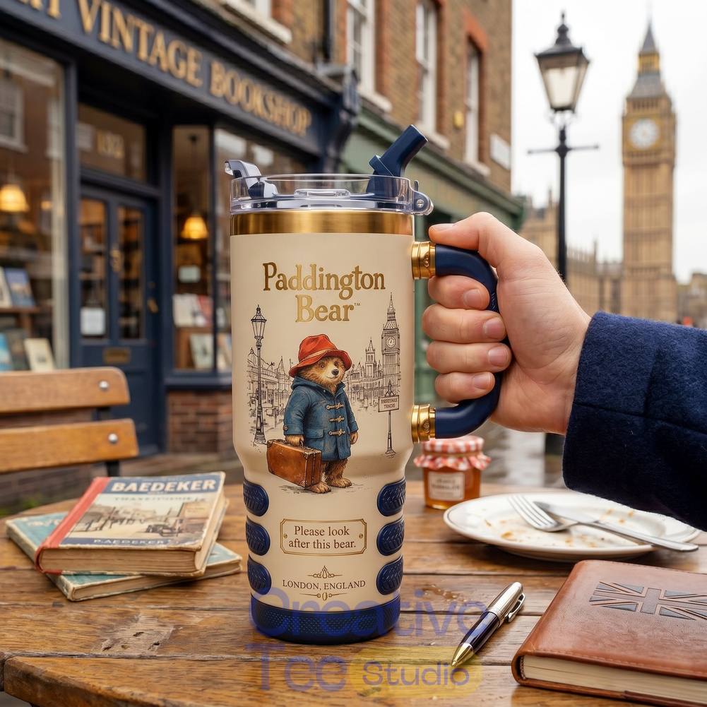 Paddington Bear London Journey Special Tumbler with Handle