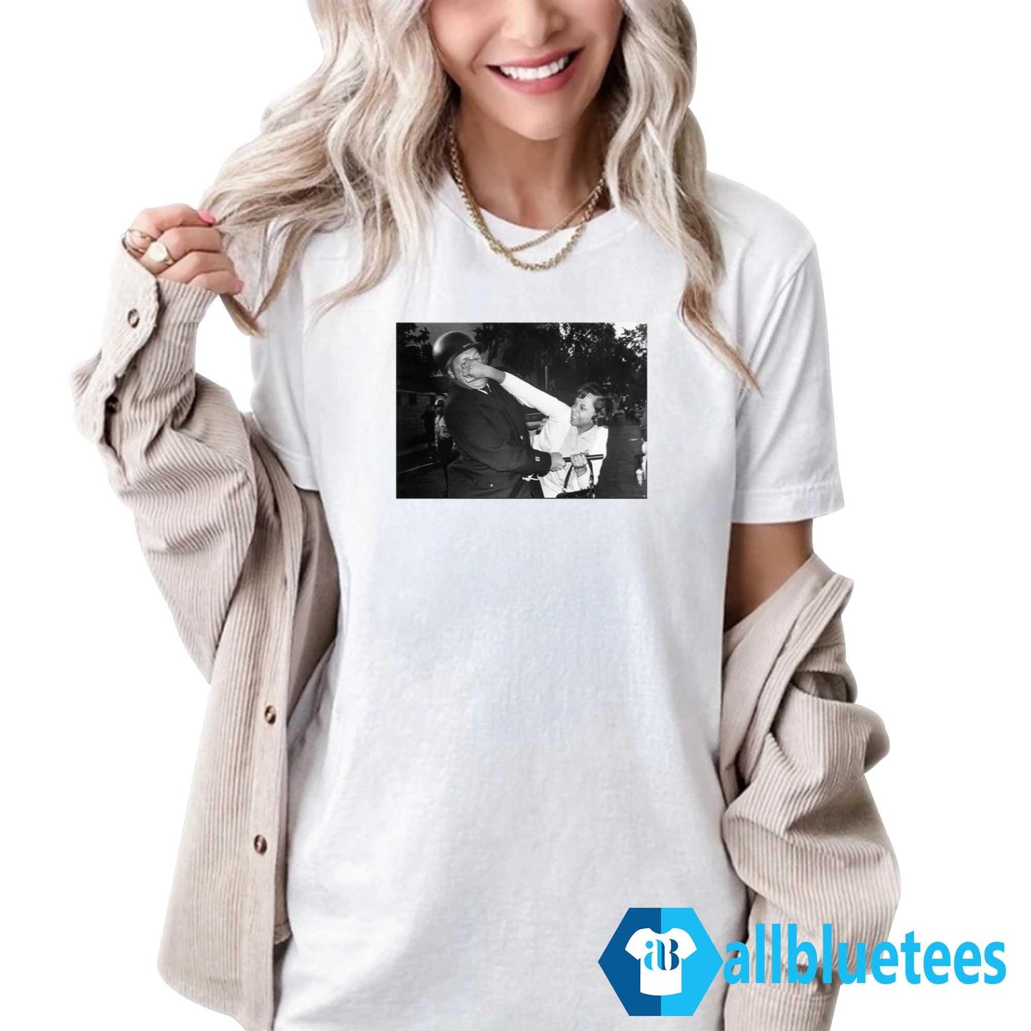 Pamela Echols Punching Policeman Shirt