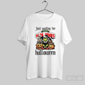 Papa Johns Pizza Grinch Just Waiting For Halloween Goth Graphic T Shirt