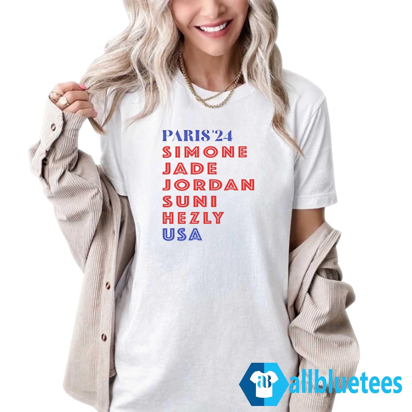 Paris ’24 Simone Jade Jordan Suni Hezly USA Shirt