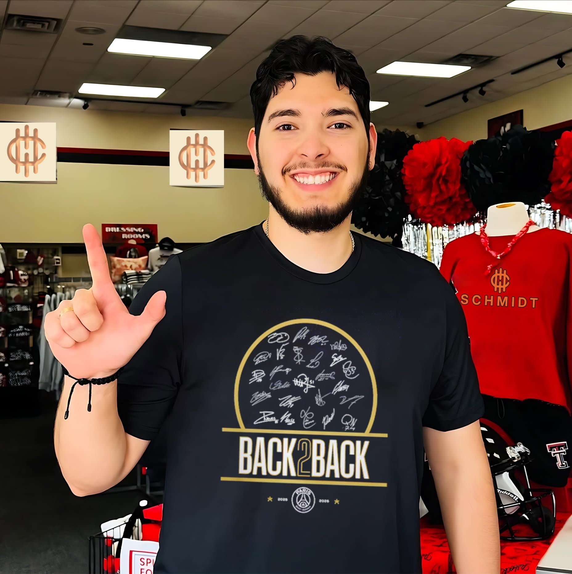 Paris Saint-Germain Back to Back Stars 2026 signatures shirt