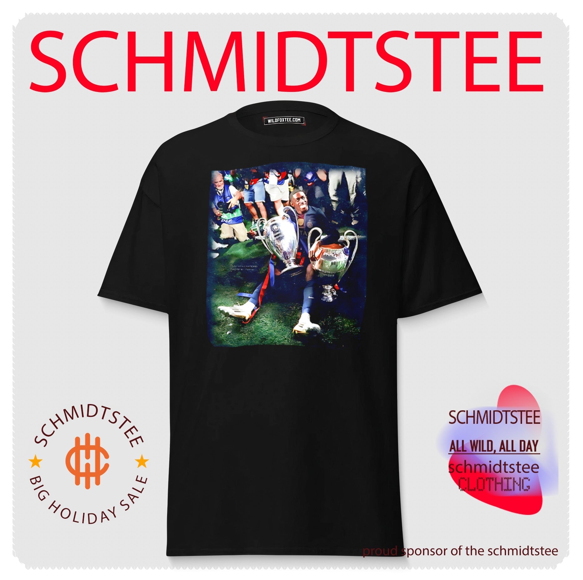 Paris Saint Germain Ousmane Dembele 2 trophies shirt
