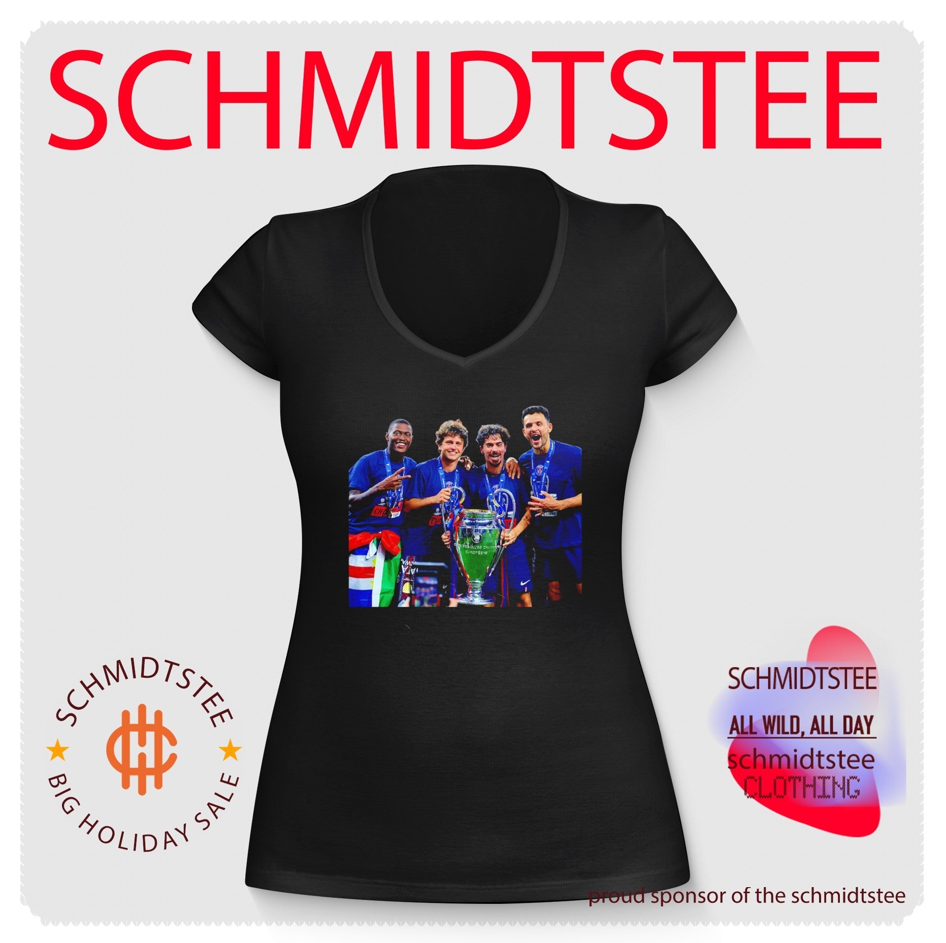 Paris Saint-Germain Paris Trio Glory Uefa League Champions 2025-26 shirt