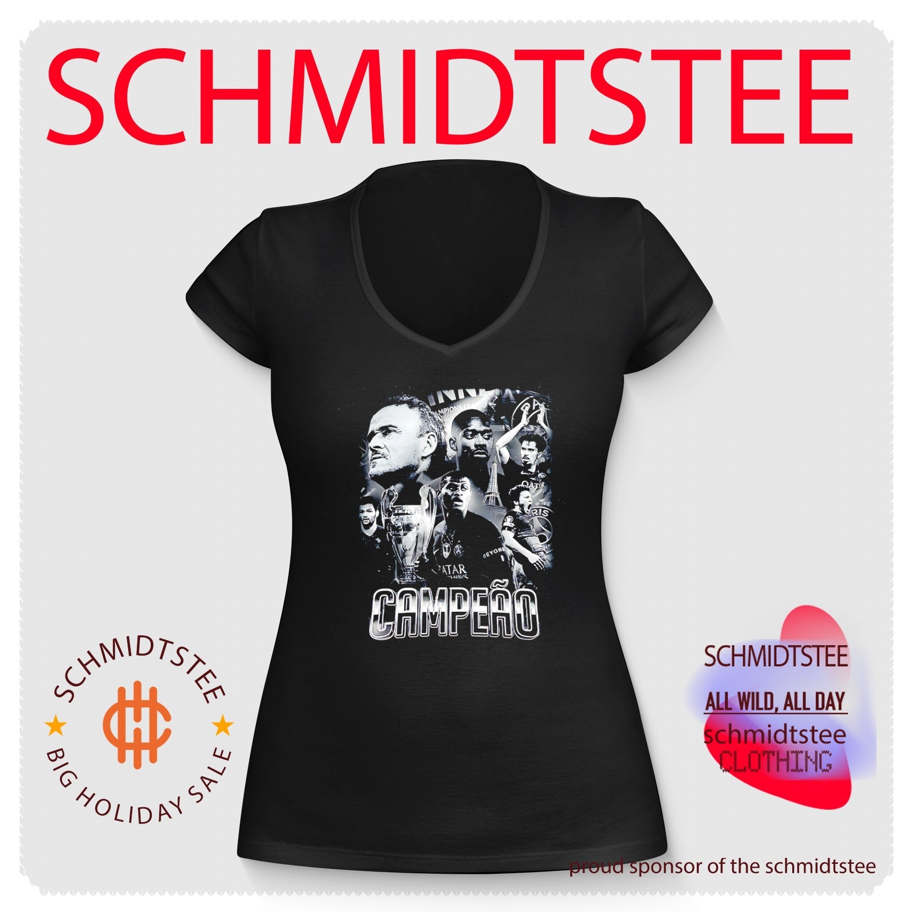 Paris Saint-Germain UEFA Champions League campeao shirt