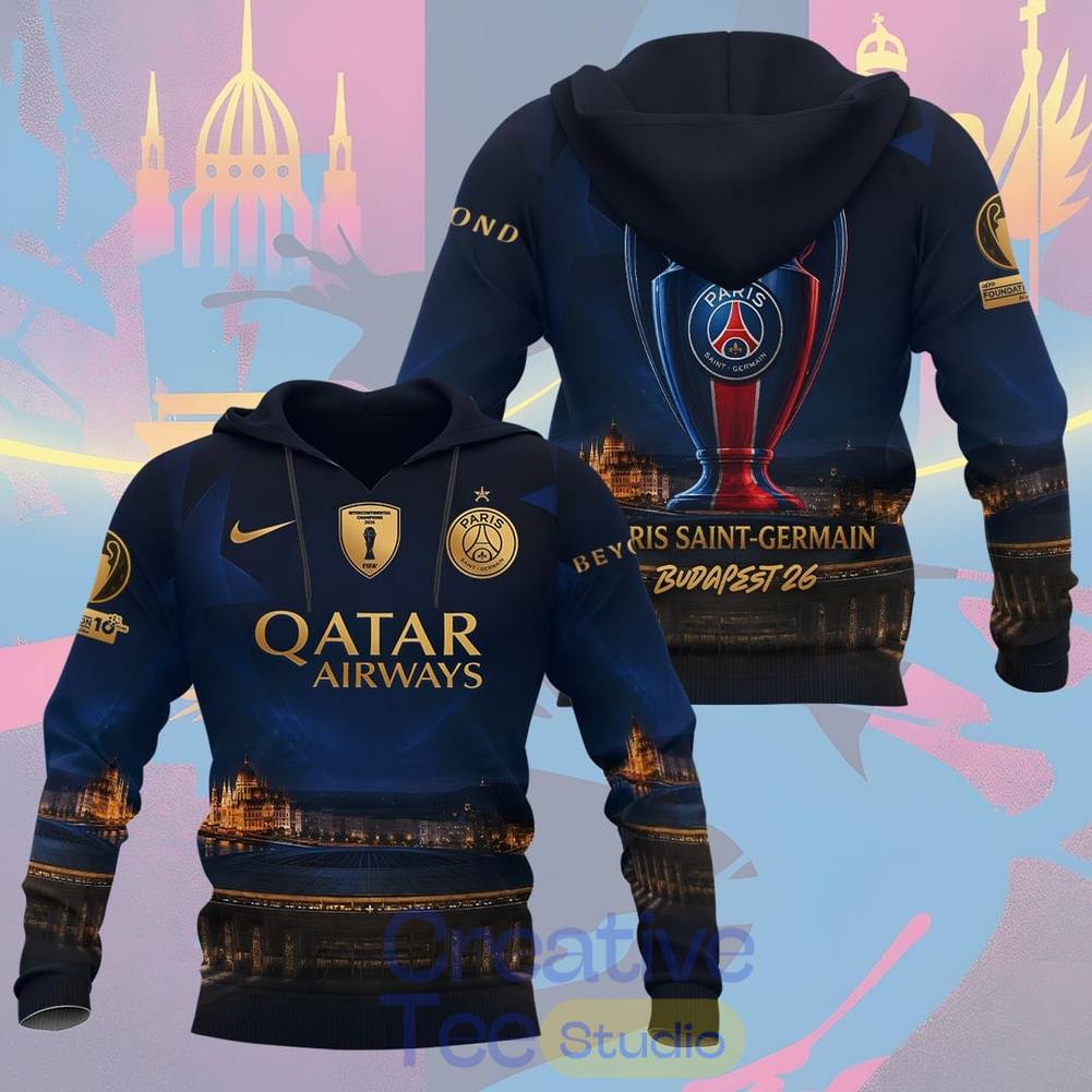 Paris Saint-Germain F.C Champions League Final 2026 Tee Hoodie