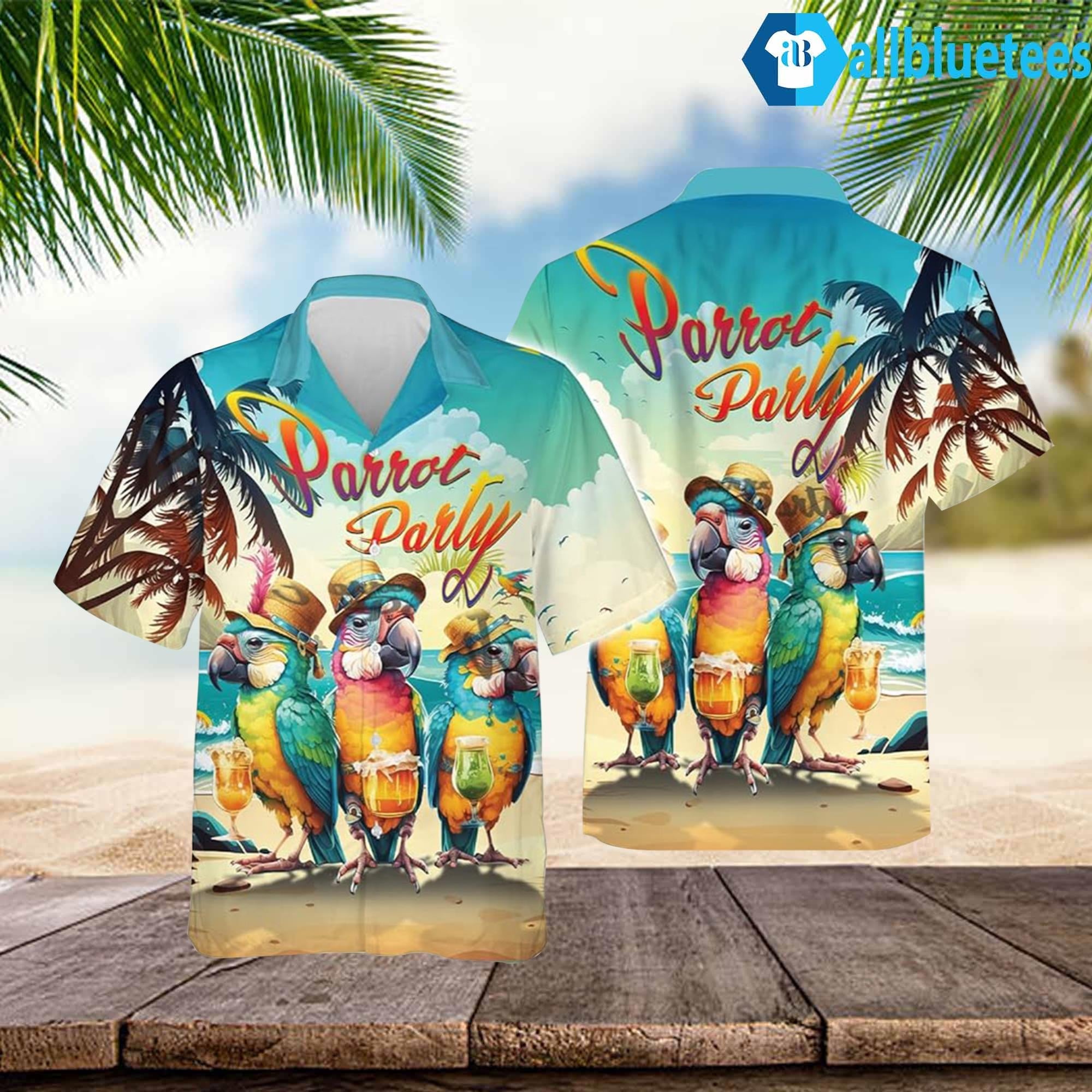 Parrot Party Hawaiian Shirt