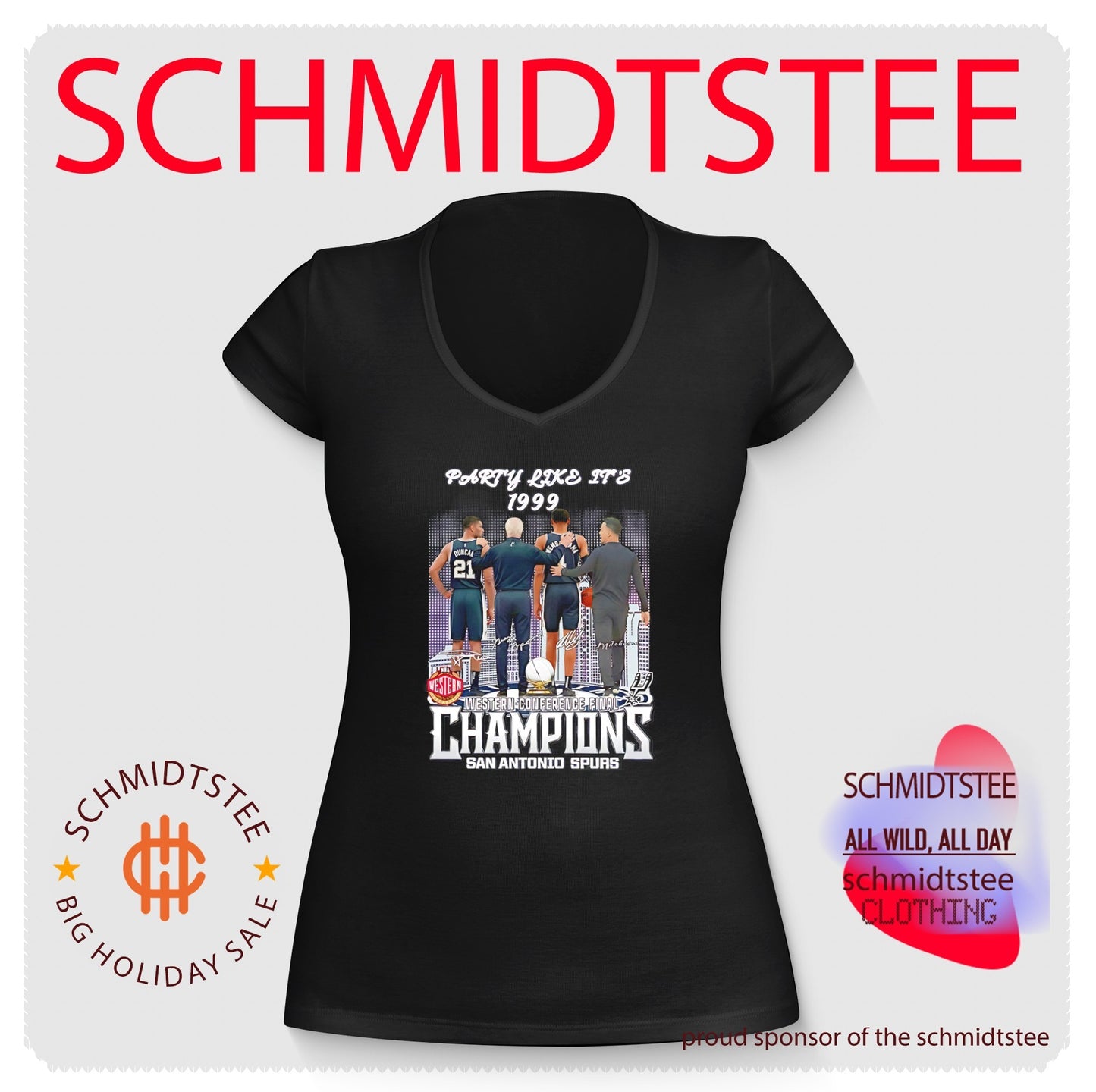 Party Like It’s 1999 San Antonio Spurs Western Conference Champions shirt