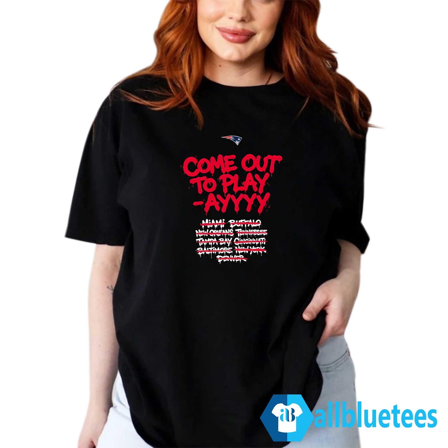 Patriots SB LX Come Out To Play-Ayyyy Shirt