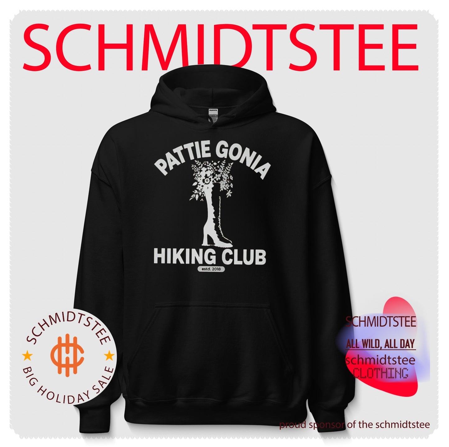 Pattie Gonia Hiking Club Boots shirt